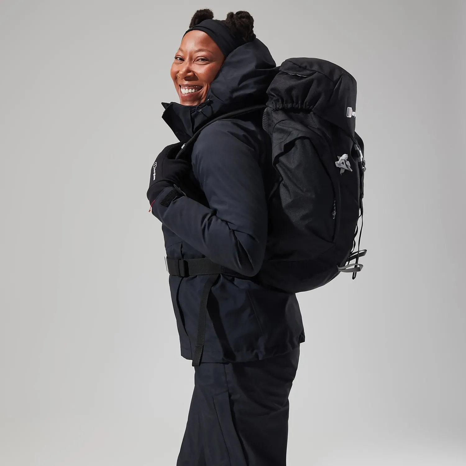 Berghaus Women's Hillwalker Jacket InterActive - Black Hot