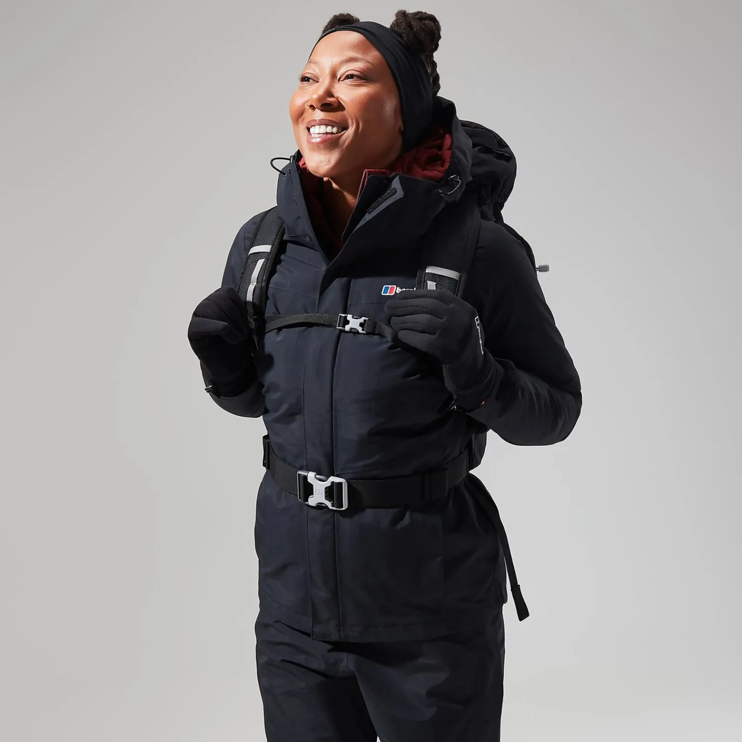 Berghaus Women's Hillwalker Jacket InterActive - Black Hot