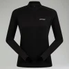 Berghaus Women's Ivyhill Half Zip Top - Black New