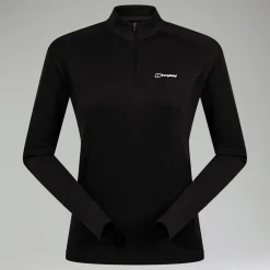 Berghaus Women's Ivyhill Half Zip Top - Black New