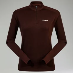 Berghaus Women's Ivyhill Half Zip Top - Brown Online