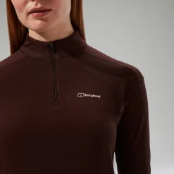 Berghaus Women's Ivyhill Half Zip Top - Brown Online