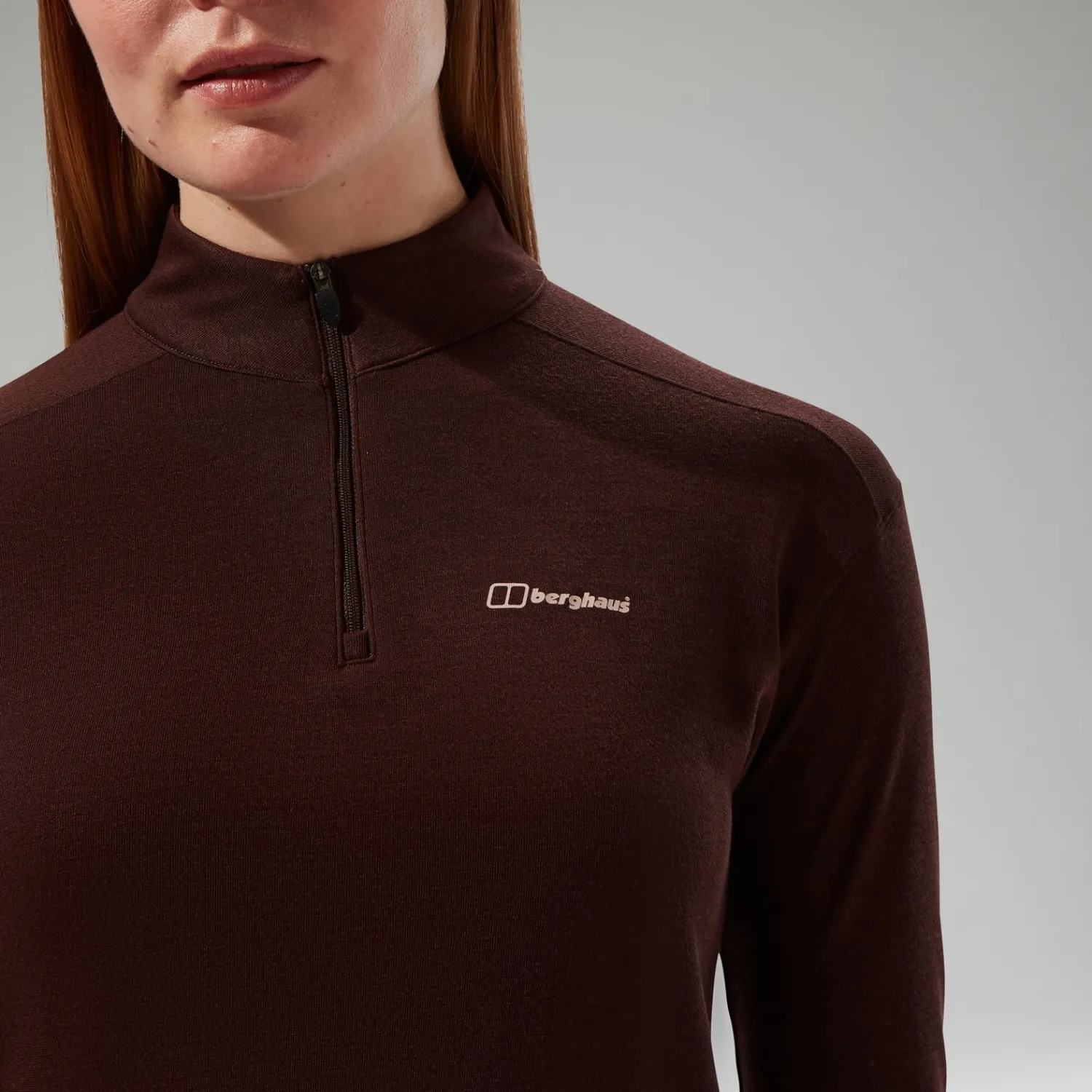 Berghaus Women's Ivyhill Half Zip Top - Brown Online