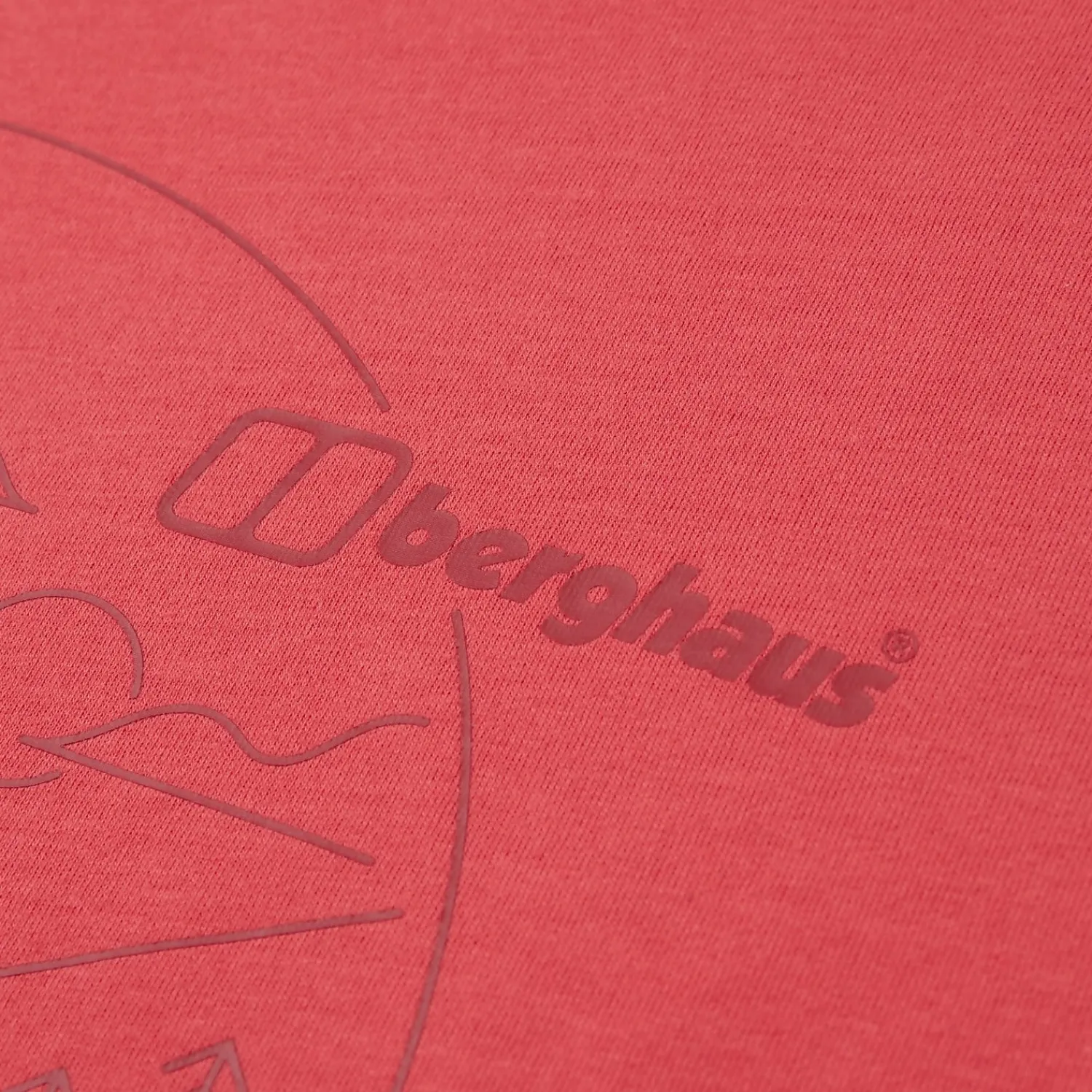 Berghaus Women's Linear Landscape Super Stretch Tee Red Sale