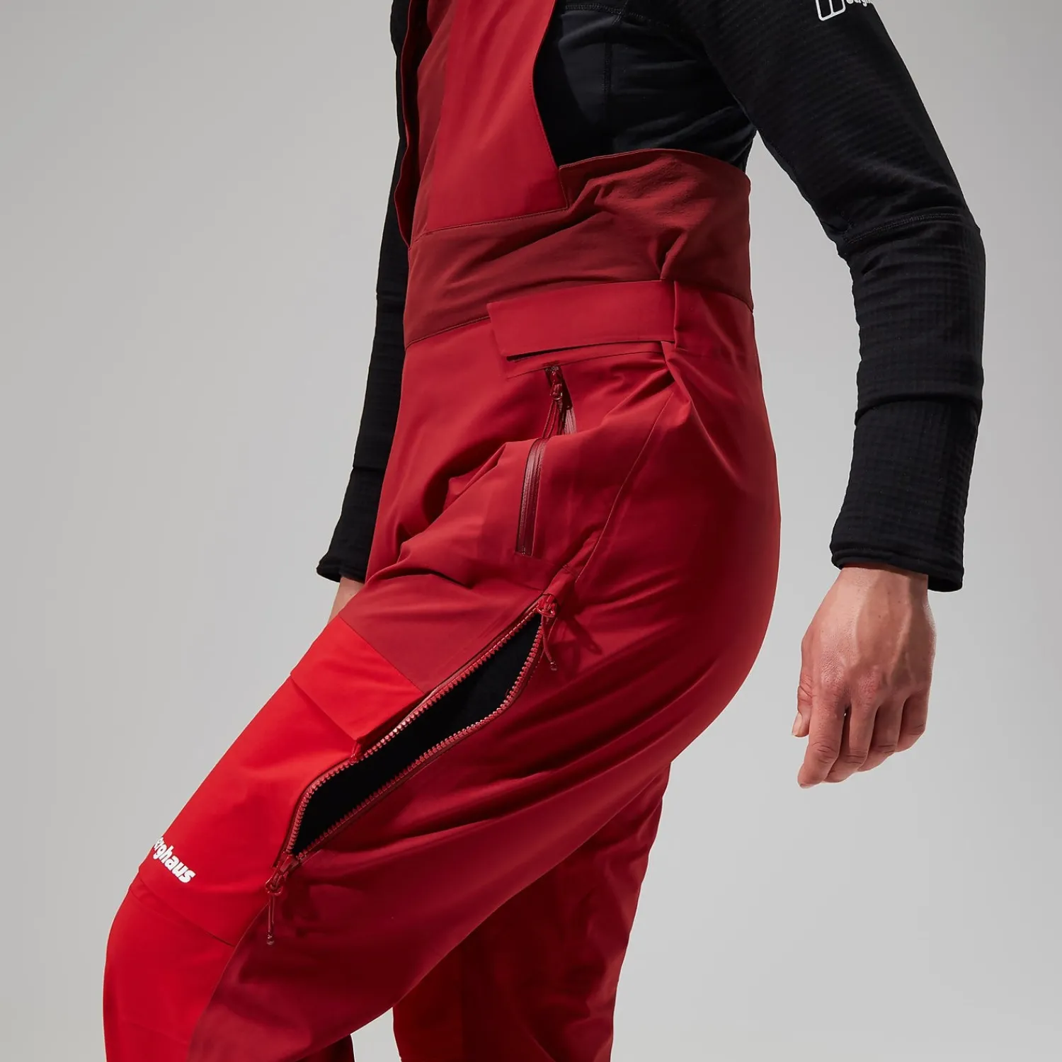 Berghaus Women's MTN Arete Descend GTX Bib Pants - Red Online
