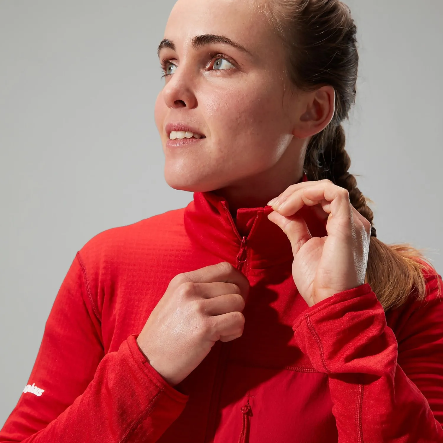 Berghaus Women's MTN Arete LB Half Zip - Red Online