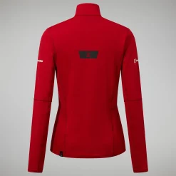 Berghaus Women's MTN Arete LB Half Zip - Red Online