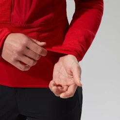 Berghaus Women's MTN Arete LB Half Zip - Red Online