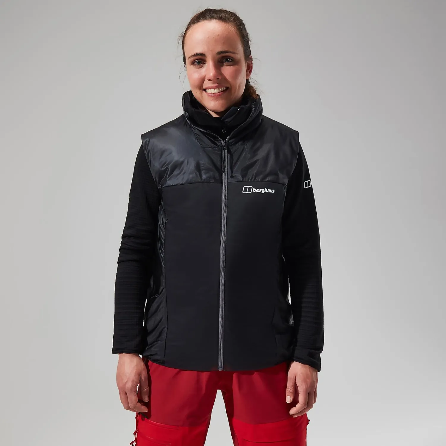 Berghaus Women's MTN Arete LB Synthetic Vest - Grey/Black Hot
