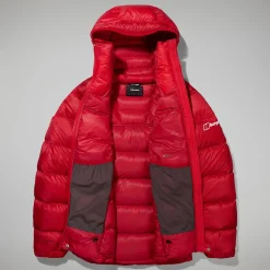 Berghaus Women's MTN Arete Ultra Down Hoody - Red Hot