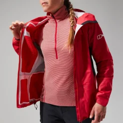 Berghaus Women's MTN Guide Hyper Alpha Jacket - Red/Black New