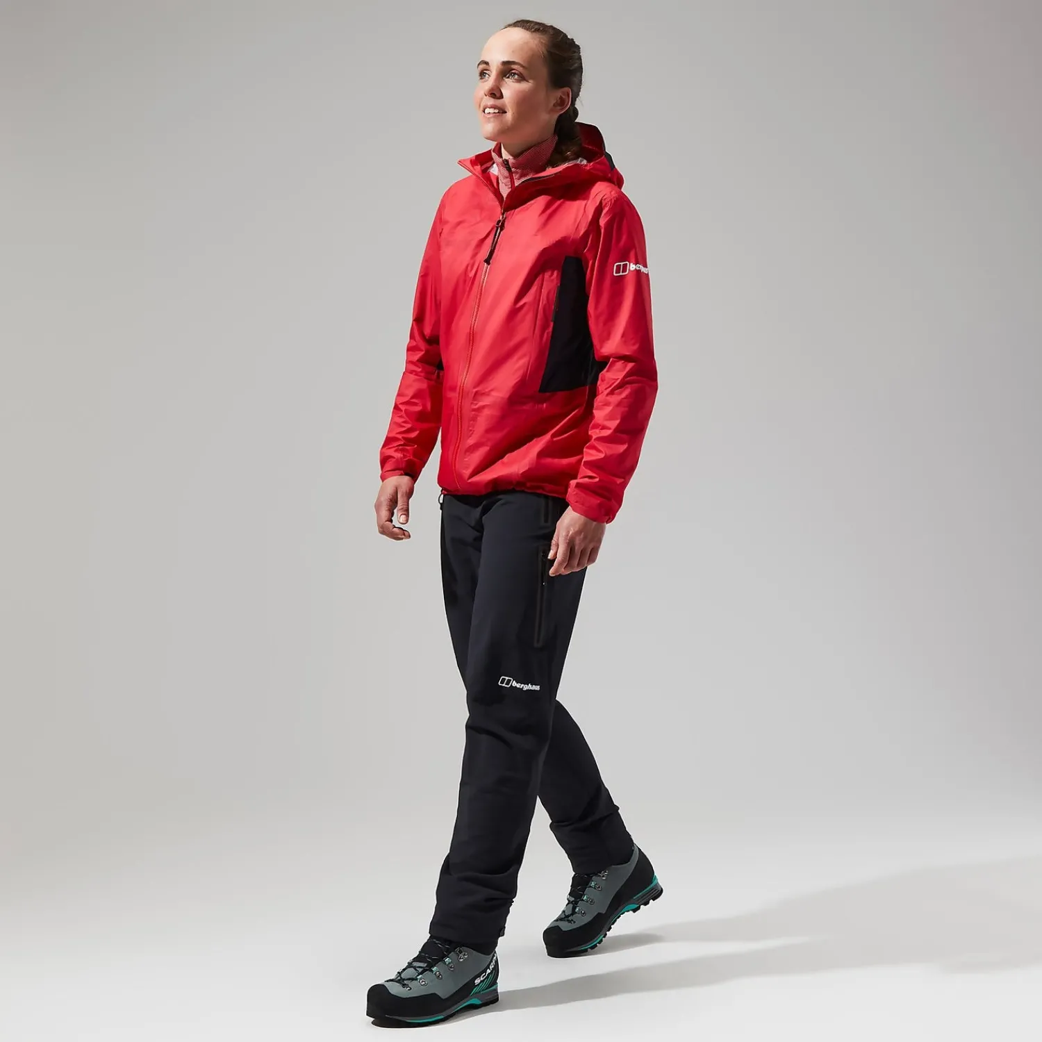 Berghaus Women's MTN Guide Hyper Alpha Jacket - Red/Black New