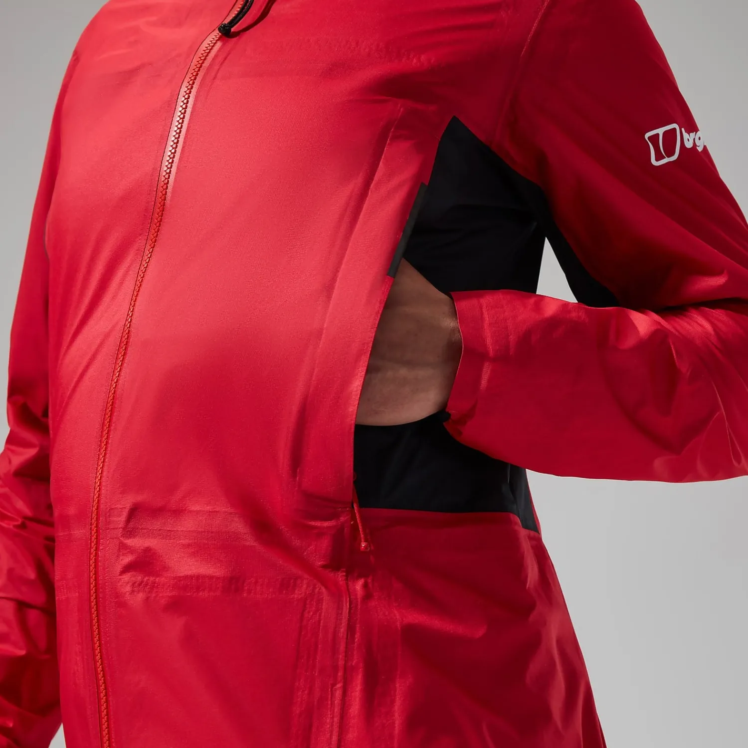 Berghaus Women's MTN Guide Hyper Alpha Jacket - Red/Black New