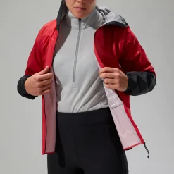 Berghaus Women's MTN Guide Hyper LT Jacket - Red/Black Discount