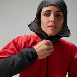 Berghaus Women's MTN Guide Hyper LT Jacket - Red/Black Discount