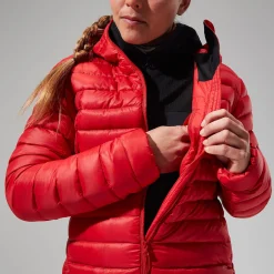 Berghaus Women's MTN Seeker MW Down Hoody - Red Clearance