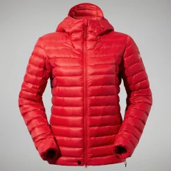 Berghaus Women's MTN Seeker MW Down Hoody - Red Clearance
