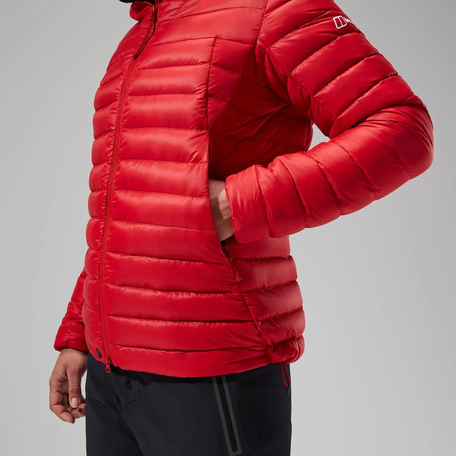 Berghaus Women's MTN Seeker MW Down Hoody - Red Clearance