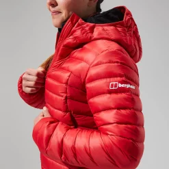 Berghaus Women's MTN Seeker MW Down Hoody - Red Clearance