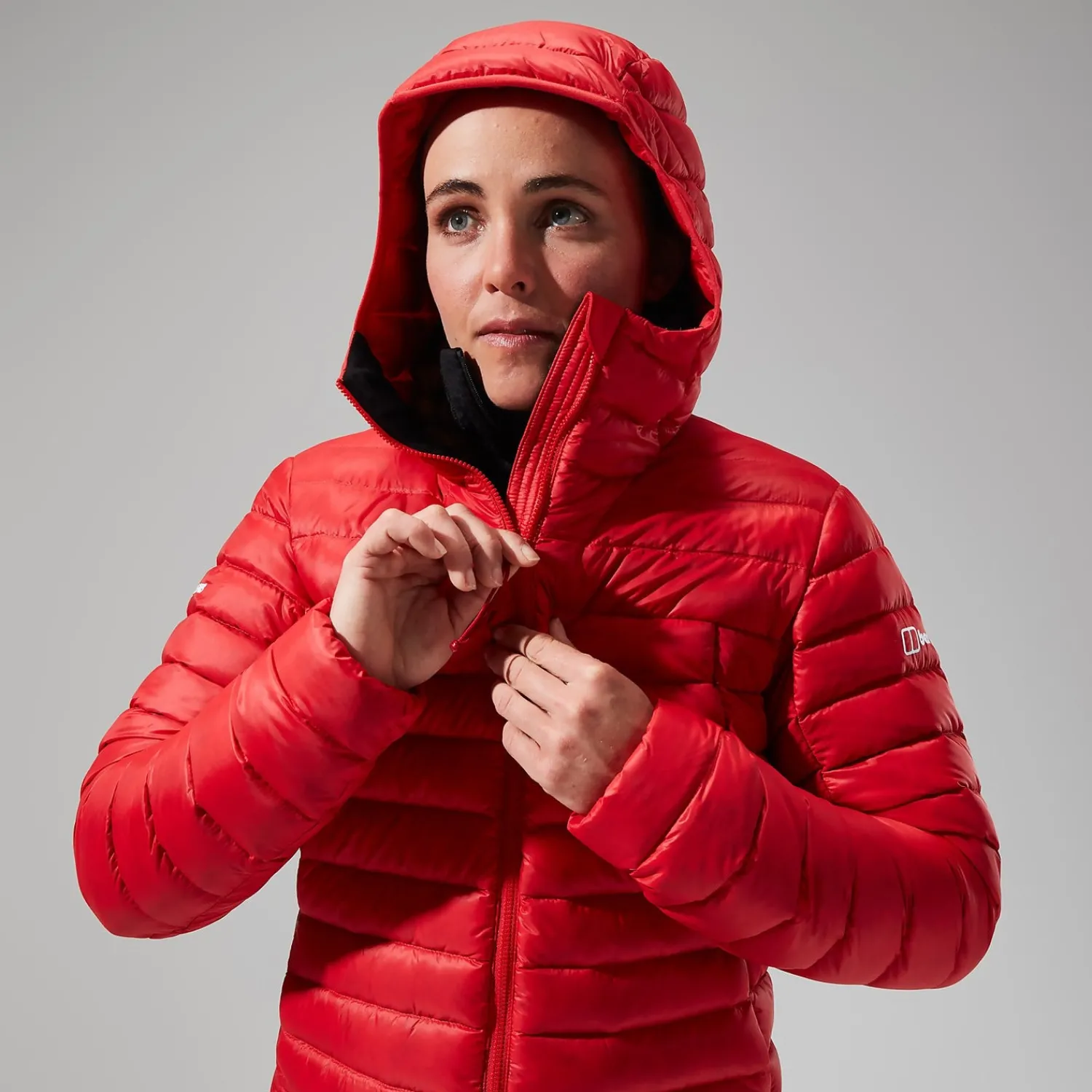 Berghaus Women's MTN Seeker MW Down Hoody - Red Clearance