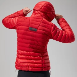 Berghaus Women's MTN Seeker MW Down Hoody - Red Clearance