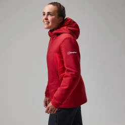 Berghaus Women's MTN Seeker MW Synthetic Hoody - Dark Red/Red Online
