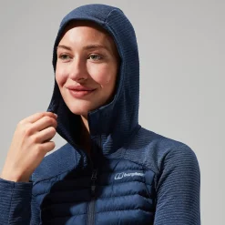 Berghaus Women's Nula Hybrid Jacket - Dark Blue Clearance
