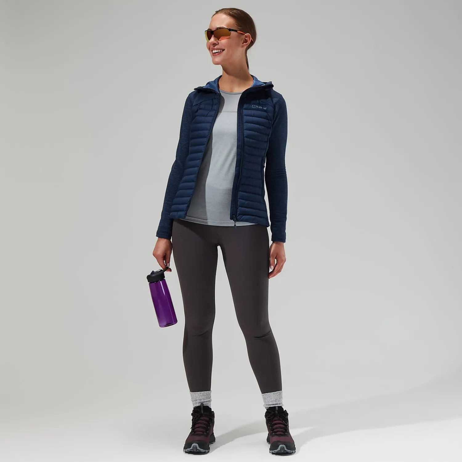 Berghaus Women's Nula Hybrid Jacket - Dark Blue Clearance