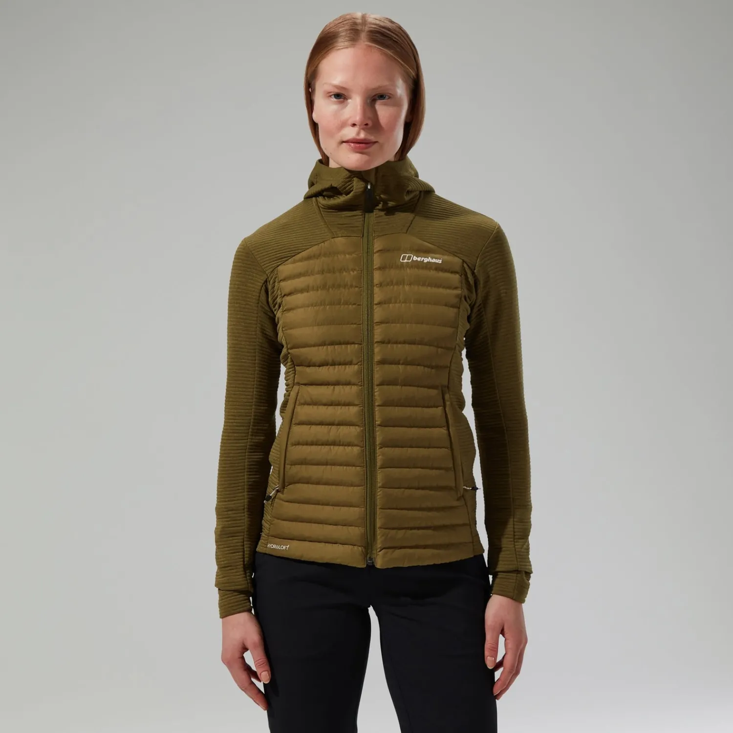 Berghaus Women's Nula Hybrid Synthetic Insulated Jacket - Green Outlet