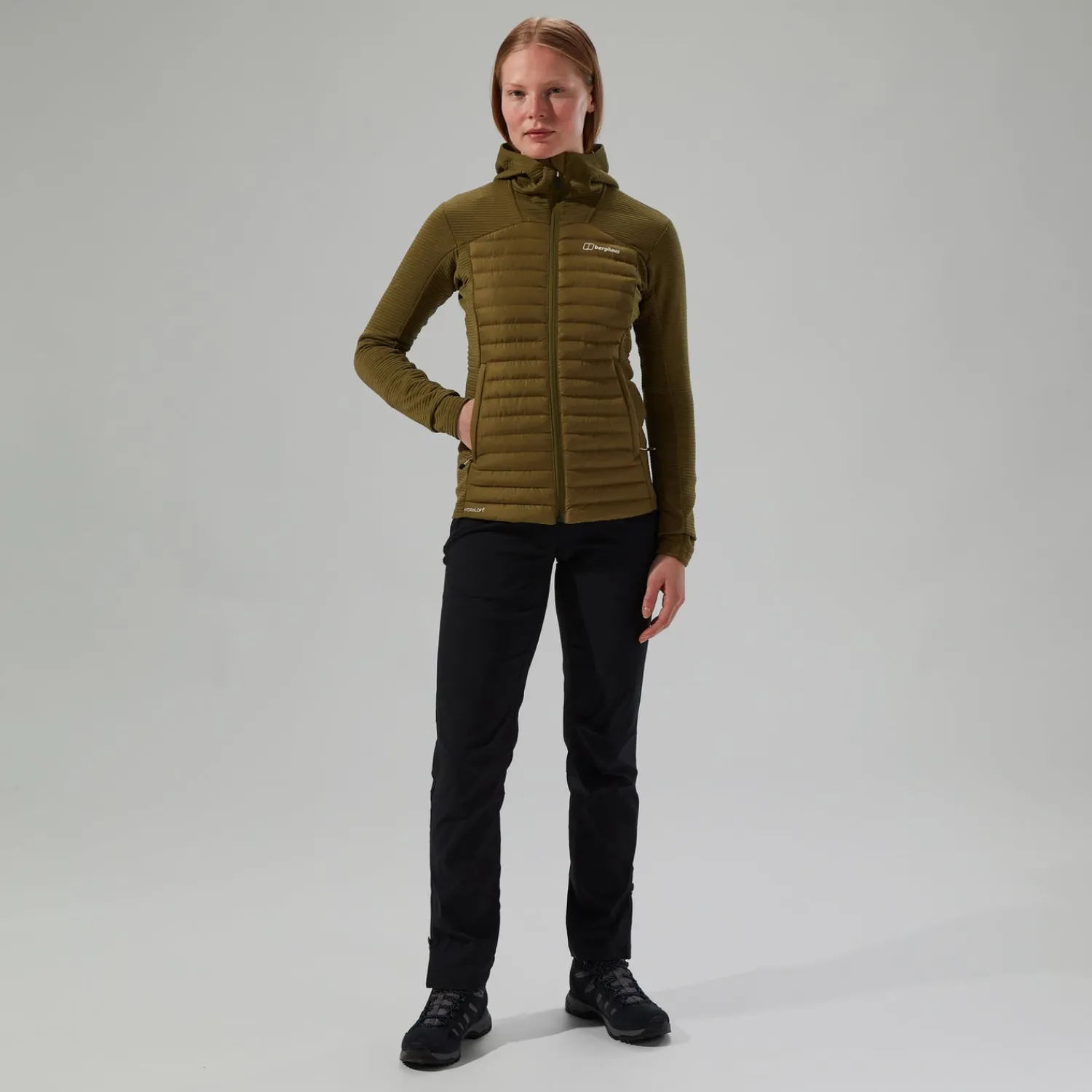 Berghaus Women's Nula Hybrid Synthetic Insulated Jacket - Green Outlet