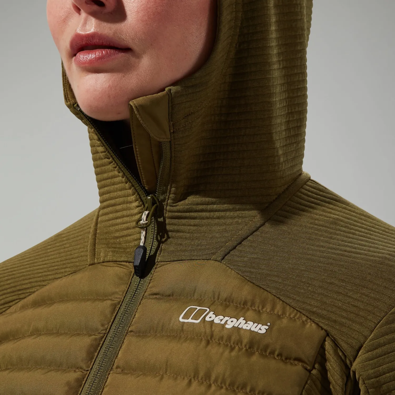 Berghaus Women's Nula Hybrid Synthetic Insulated Jacket - Green Outlet