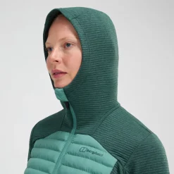 Berghaus Women's Nula Hybrid Synthetic Insulated Jacket - Green Fashion