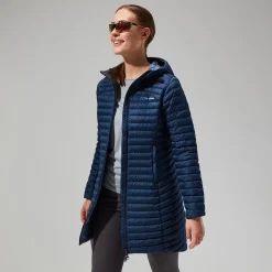 Berghaus Women's Nula Micro Jacket Long - Dark Blue Sale