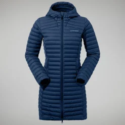 Berghaus Women's Nula Micro Jacket Long - Dark Blue Sale