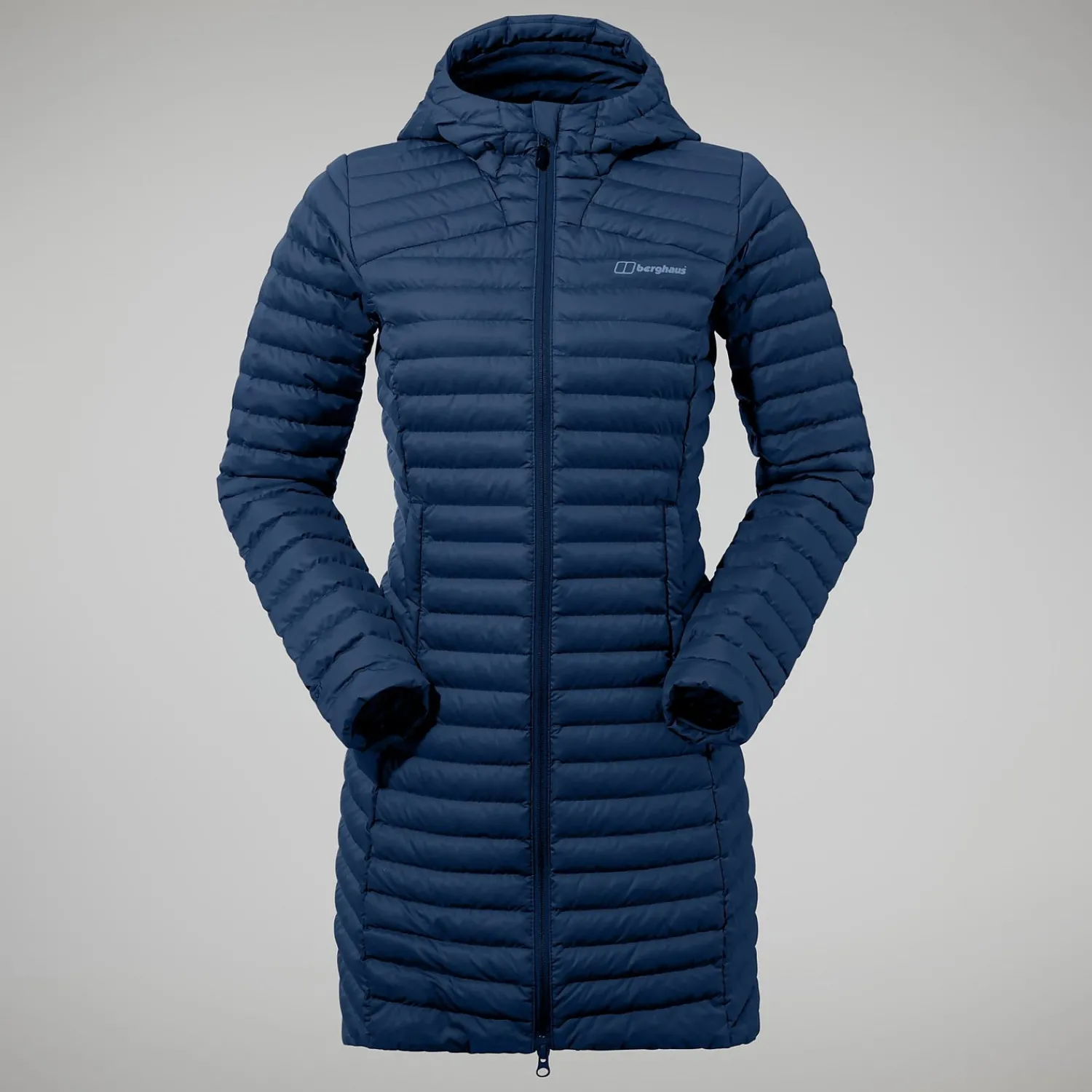 Berghaus Women's Nula Micro Jacket Long - Dark Blue Sale