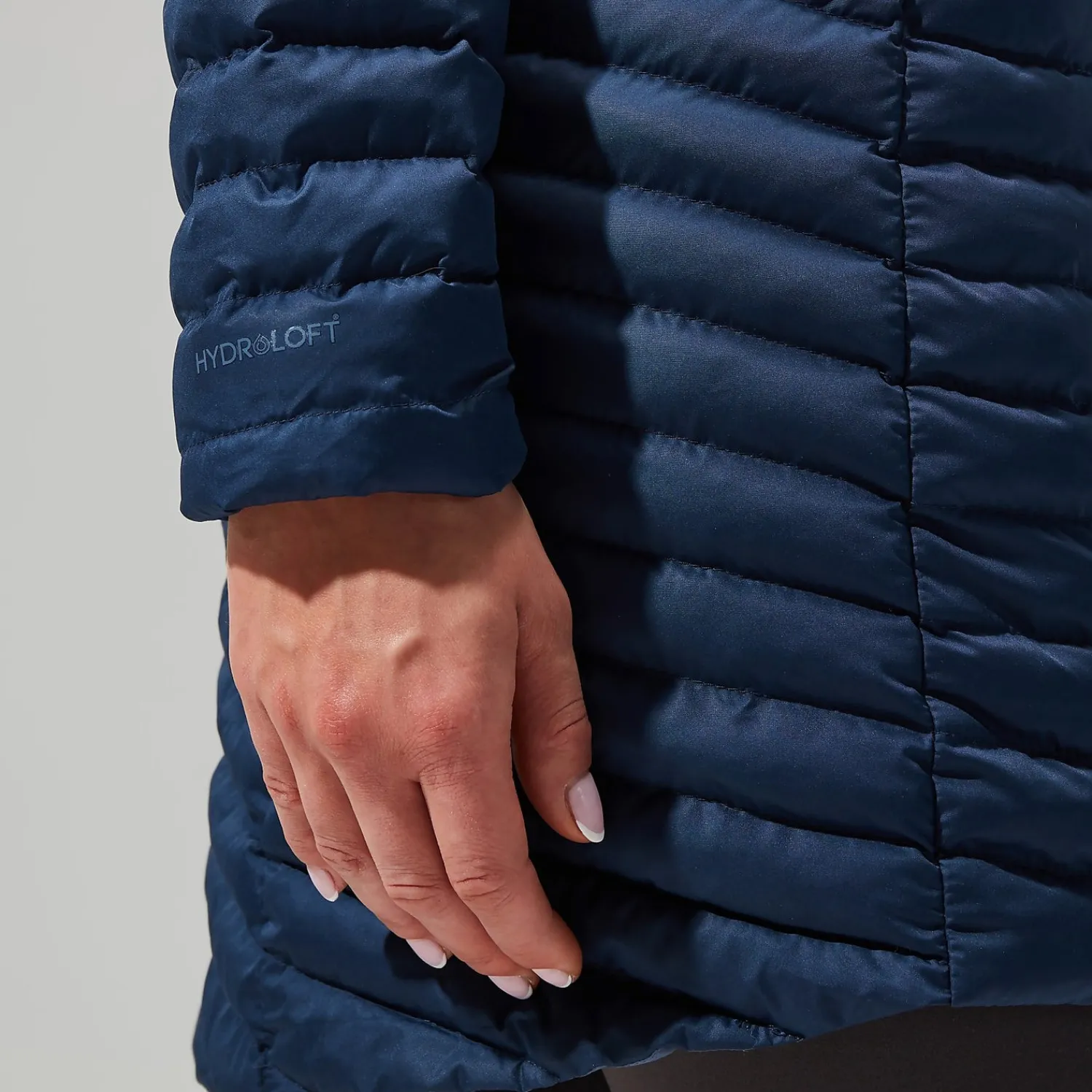Berghaus Women's Nula Micro Jacket Long - Dark Blue Sale