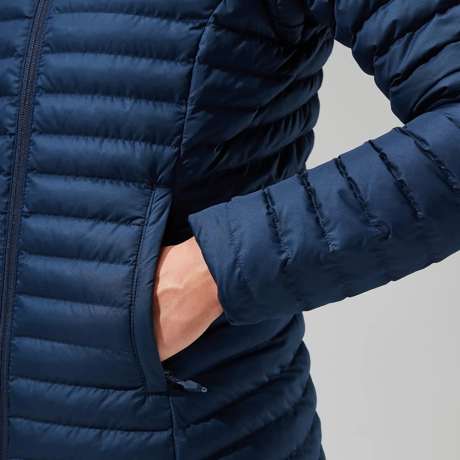 Berghaus Women's Nula Micro Jacket Long - Dark Blue Sale