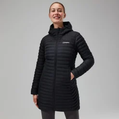 Berghaus Women's Nula Micro Jacket Long - Black Hot