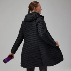 Berghaus Women's Nula Micro Jacket Long - Black Hot