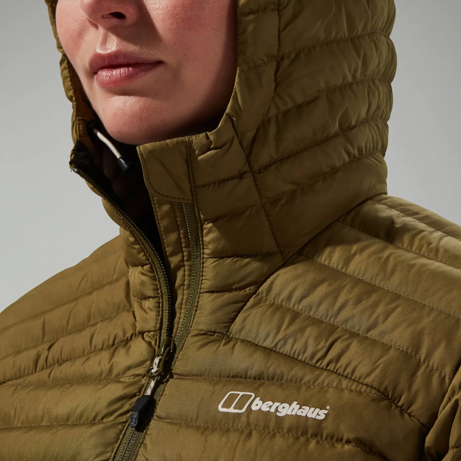 Berghaus Women's Nula Micro Synthetic Insulated Long Jacket - Green New