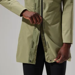 Berghaus Women's Omeara Long Jacket - Green Outlet
