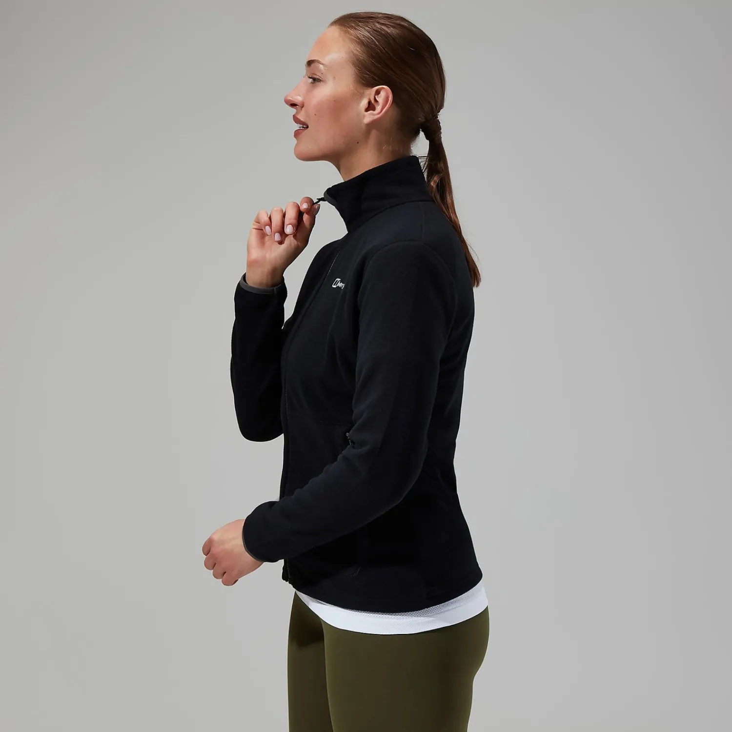 Berghaus Women's Prism 2.0 Micro Full Zip InterActive - Black Hot