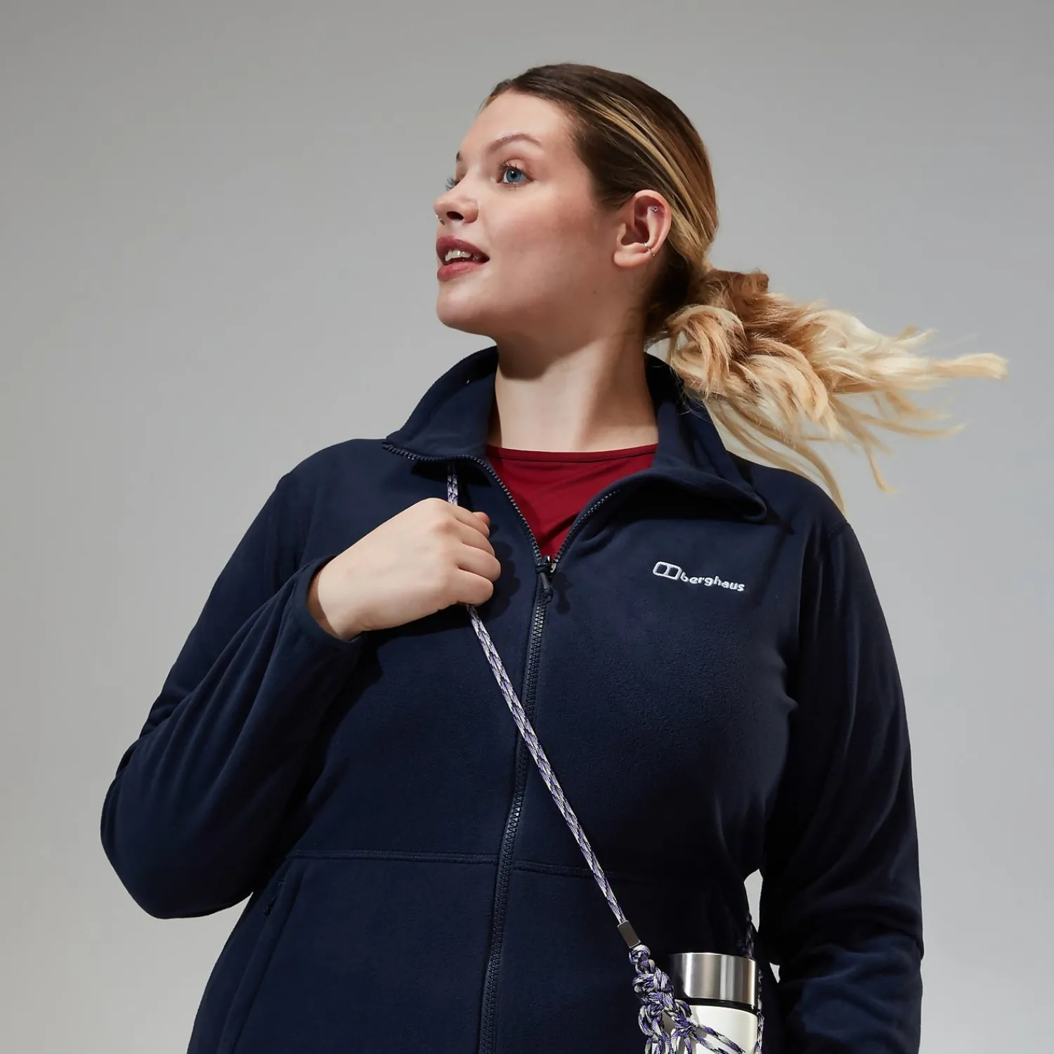 Berghaus Women's Prism 2.0 Micro Full Zip InterActive - Dark Blue Online