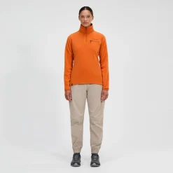 Berghaus Women's Prism 2.0 Micro Half Zip Polartec Fleece - Orange Discount