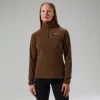 Berghaus Women's Prism 2.0 Micro Half Zip Polartec Fleece - Brown Best