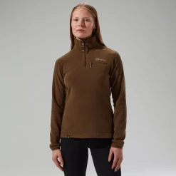 Berghaus Women's Prism 2.0 Micro Half Zip Polartec Fleece - Brown Best