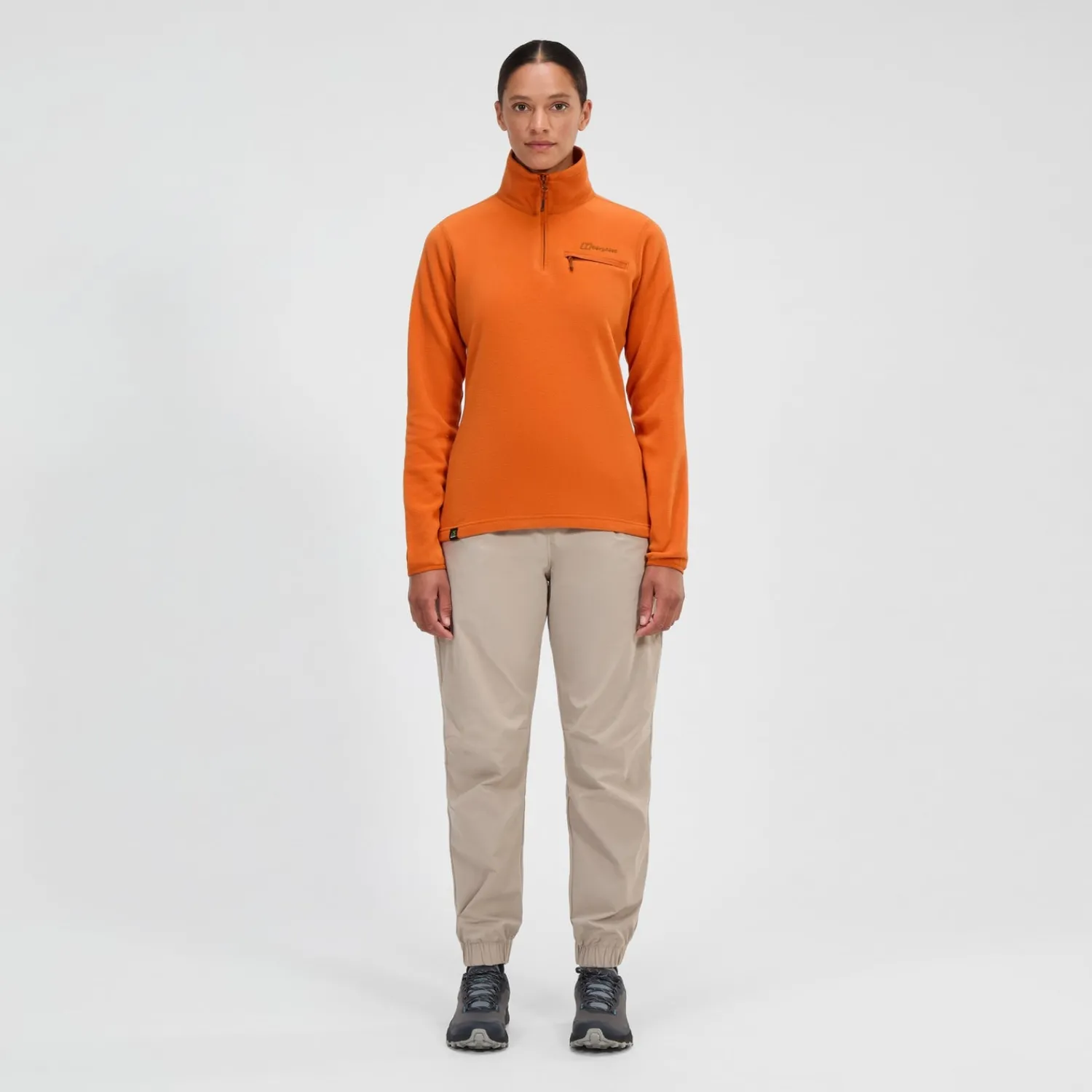 Berghaus Women's Prism 2.0 Micro Half Zip Polartec Fleece - Orange Discount