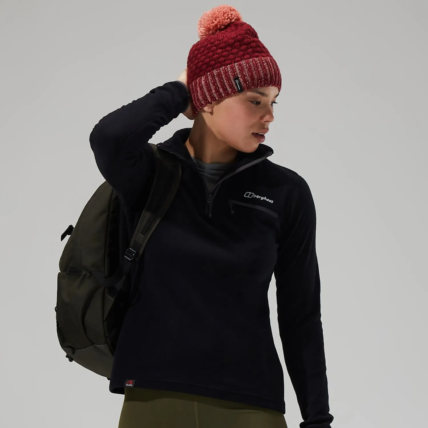 Berghaus Women's Prism 2.0 Micro Half Zip - Black/Black Clearance