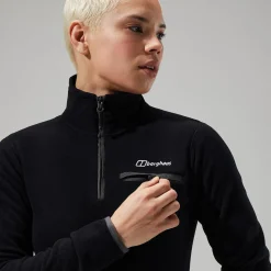 Berghaus Women's Prism 2.0 Micro Half Zip - Black/Black Clearance