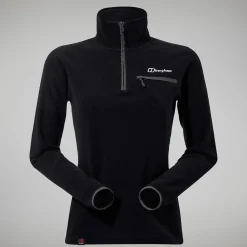Berghaus Women's Prism 2.0 Micro Half Zip - Black/Black Clearance